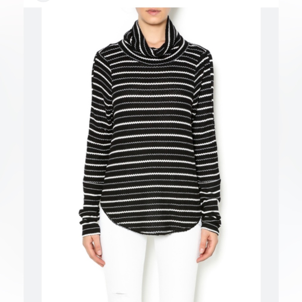 FreePeople  striped Kristina thermal top